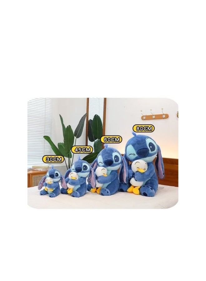 Stitch Plush Toy, Stitch Stuffed Animal Plush Dolls, With Duck, 30cm, - Image 3